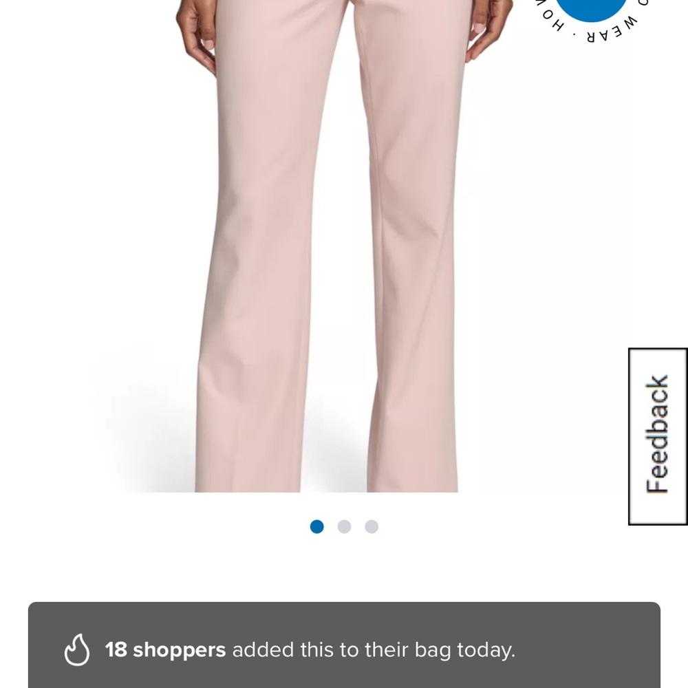 Tommy Hilfiger Light Pink Women’s Work Pants - Picture 5 of 6